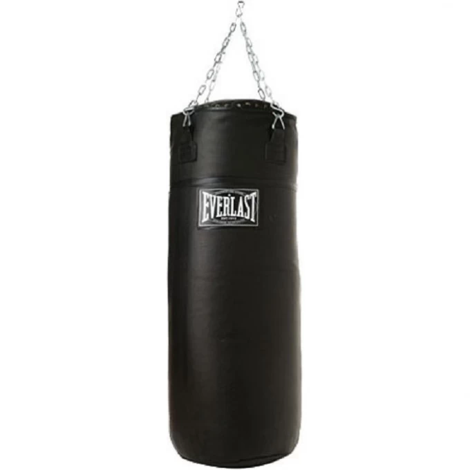 Мешок EVERLAST SUPER LEATHER 150lb 68кг черный 251501 Мешок EVERLAST SUPER LEATHER 150lb 68кг черный 251501