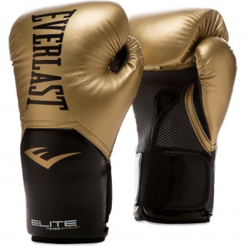 Перчатки тренировочные EVERLAST ELITE PROSTYLE 8oz золотые