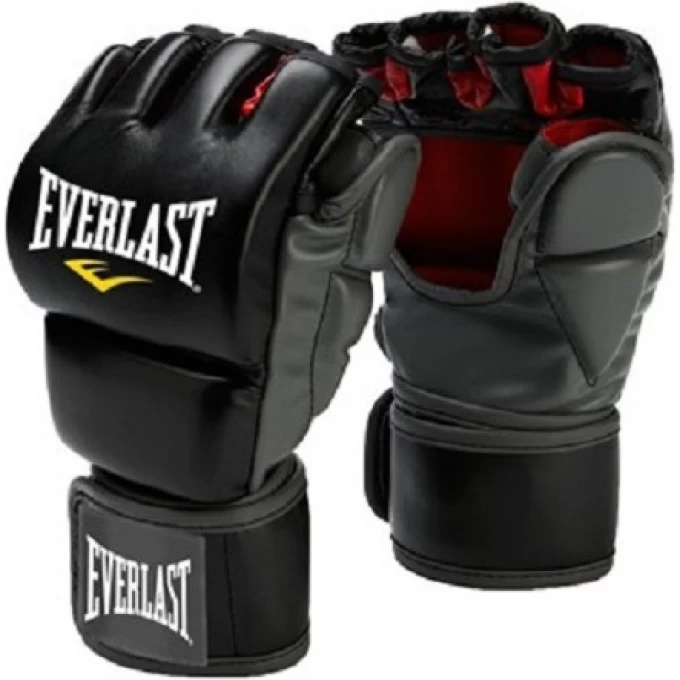 Перчатки тренировочные EVERLAST GRAPPLING SM черные 7772 Перчатки тренировочные EVERLAST GRAPPLING SM черные 7772