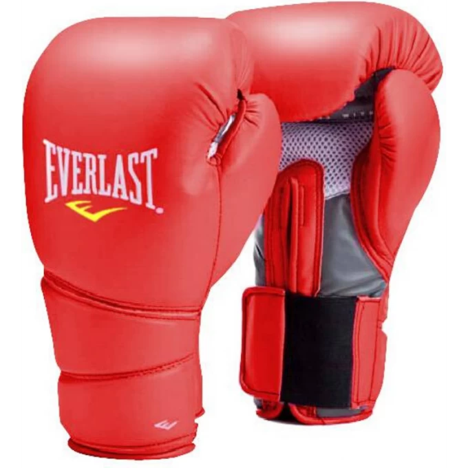 Перчатки тренировочные EVERLAST PROTEX PU 12oz красный/черный P00003367 Перчатки тренировочные EVERLAST PROTEX PU 12oz красный/черный P00003367