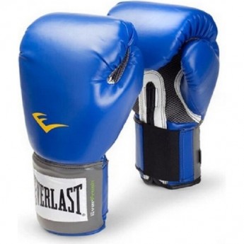 Перчатки тренировочные EVERLAST PU PRO STYLE ANTI-MB 12 oz синие Перчатки тренировочные EVERLAST PU PRO STYLE ANTI-MB 12 oz синие