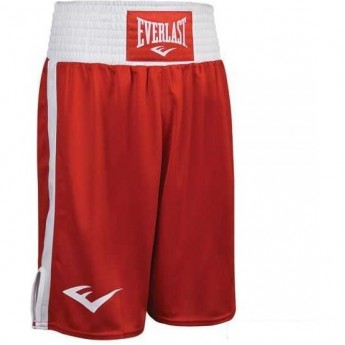 Трусы боксерские EVERLAST ELITE 146 красно/белые Трусы боксерские EVERLAST ELITE 146 красно/белые